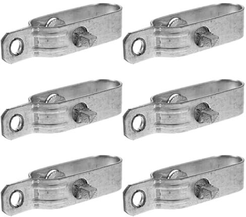 Angoily Lot de 6 Tendeurs de Câble Métallique Robustes 90Mm Tendeurs de Fil D’Acier Pratiques pour Jardin et Serrage Outils de Tension pour Câble et Fil D’Acier Résistants à L’Usure
