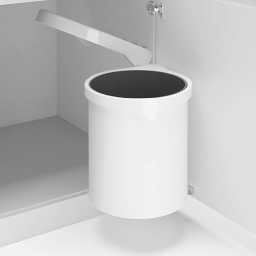 Generico Pattumiera da Incasso per Cucina in Plastica 12 L,Cestini rifiuti/portaimmondizia