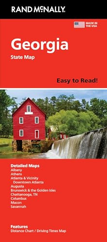 Rand McNally Easy to Read: Georgia State Map