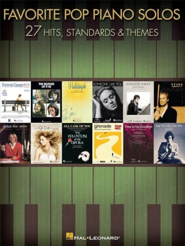 Piano or Keyboard-Favorite Pop Piano Solos-Klavier-BOOK