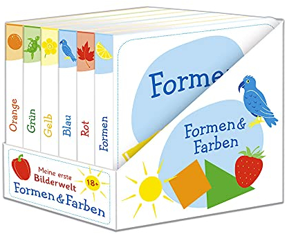 Meine erste Bilderwelt - Formen & Farben: 6 Bücher im Schuber