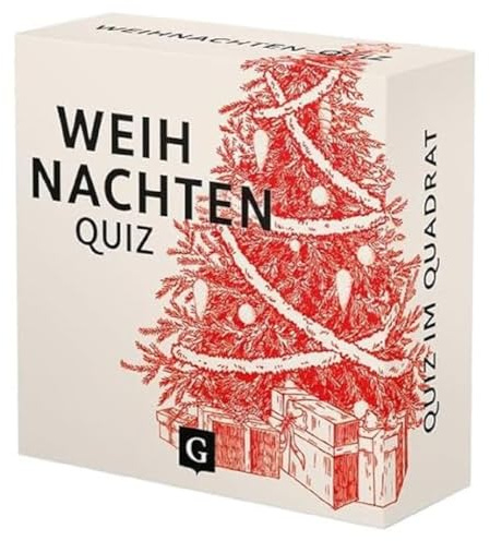 Weihnachten-Quiz: 100 Fragen und Antworten zu Lichterglanz, Festtagswissen und winterlichen Traditionen für besondere Momente voller Atmosphäre (Quiz im Quadrat)