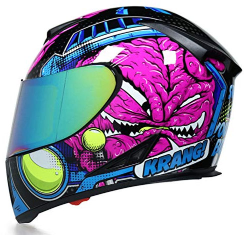 Motesen Motorcycle Helmet Full Face MTB Lock Extender Motorcycle Helmet Visor Tint Film Motocross Helmet Motorcycle Helmet Hook Motorcycle Helmet Covers Halloween