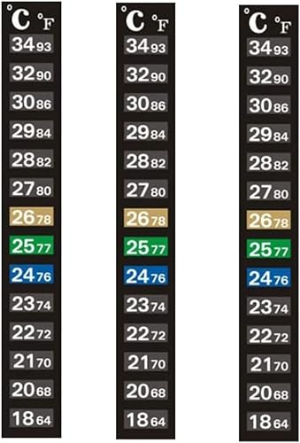 Cinta adhesiva para termómetro, pantalla digital de temperatura para fermentación, preparación, vino, cerveza, kombucha o acuarios. 50-90 F (10-32 C)