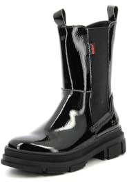 Kickers Goz, Boots Fille, Noir Vernis, 39