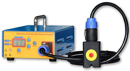1380W Kit de reparación de abolladuras de coche,Máquina de desabollar,Juego de desabollador sin pintura,Reparación de chapa de metal desabollado,Extractor de calor de inducción electromagnética