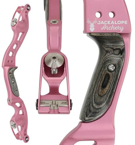 Jackalope Zircon - Explorer - 19 Zoll - ILF, Mittelstück für Recurvebogen (Rechtshand, Rosa)