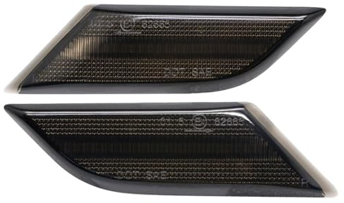 AutoStyle Satz LED Seitenblinker passgenau | kompatibel mit Volkswagen Transporter T6.1 2020-2022 - Smoke - inkl. dynamischem Lauflicht