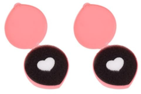 2 Packs Portable Makeup Brush Cleaner Sponge Box, Dry Makeup Brush Quick Cleaner Sponge, Makeup Brushes Color Remover Dry Cleaner Sponge, Lightweight Color Removal Makeup Brushes Cleaner