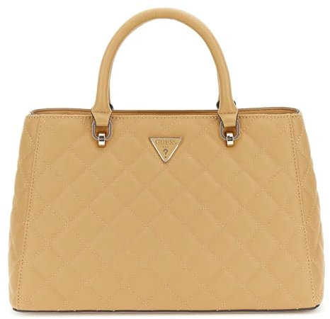 GUESS Eco Carly Girlfriend Satchel Beige