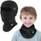 ICOCOPRO Sturmhaube für Kinder, Winter, warme Sturmhaube, winddichte Maske, Skimaske, Einheitsgröße, mit Brillenlöchern