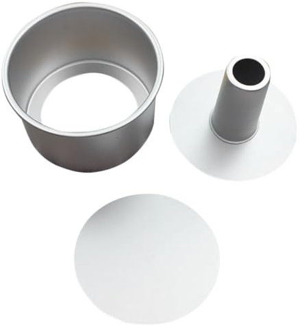 CONGARTENO Molde Resistente a Redondo de Aleación Aluminio a Pasteles para Hornear de 8 Pulgadas, Reutilizable Deformaciones en y Tartas y Bizcochos Horno Doméstico