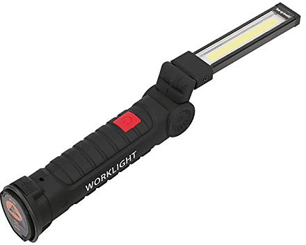 ONEVER Linterna LED de trabajo – Luces de inspección recargables con imán y gancho para reparación de coche, taller, camping (2 unidades, pequeño) [clase energética A+++]