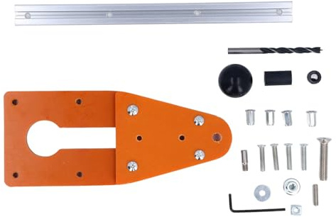 Router Nutplatte Grundplatte Fräsbalance Fräsbalance Führungsschiene Kit für die Holzbearbeitung für Holzbearbeitungsprojekte