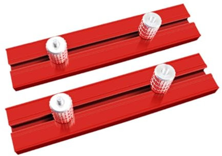 Sharplace 2 Pieces Woodworking Planing Stop Bench Kit Circular Saw Tool Professional Adjustable for Workbenches Accessories Limit Block, 19.8MM