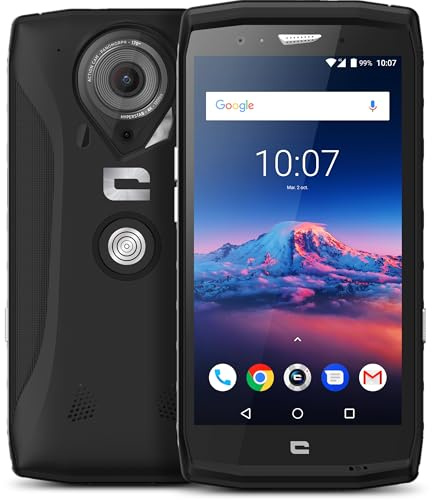 Crosscall Trekker-X4 Smartphone Reconditionné - Grade C/4G+ (Écran : 5,5 Pouces - 64 Go - Dual Nano-SIM - Android) Noir