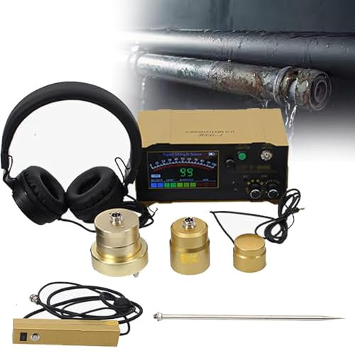Detector de Fugas de Agua subterránea,Sensor De Fuga De Agua Preciso Y Confiable para Pisos, Paredes,sensor para reducir los residuos de fugas de agua