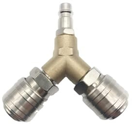 ANDARS Accessori Compressore Aria, 1/4 di Pollice attacchi rapidi aria compressa, Ferro Nichelato Raccordo ad Aria Compressa, con Nastro di Tenuta, per Costruzioni e Ristrutturazioni