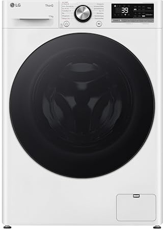 LG F6WR701Y Waschmaschine, 11 kg, 1.560 U/Min, A -10%, AI DD, TurboWash 360°, Steam, 6 Motion, Nachlegefunktion, Inverter Direct Drive, Weiß [Energieklasse A]
