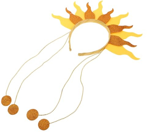 Baluue Bandeau Flamme Étincelant avec Perles pour Adultes et Garçon Fille Accessoire de Fête pour Anniversaire Halloween Nouvel An et Carnaval