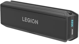 Lenovo - Power Bank para Legion Go (65 W y 12800 mAh, Cable USB-C Integrado, Indicador LED, Compatible con Legion Go y Legion Go S) Negro