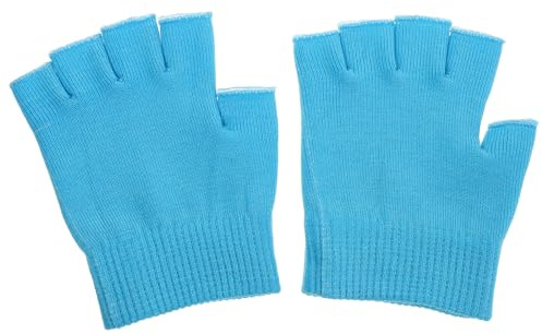 Toyvian Feuchtigkeitsspendende Handschuhe sichere Anwendung mit Gel Futter mit Atmungsaktivem Strickmaterial für Tiefe Pflege Trockener Hände zu Hause und Reisen
