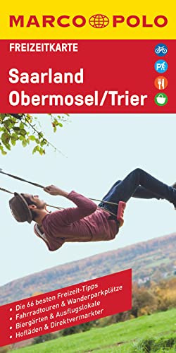 MARCO POLO Freizeitkarte Saarland, Obermosel, Trier 1:115 000: 1:115 000