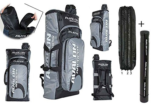 AVALON New Classic - Rucksack mit Pfeilröhre | grau