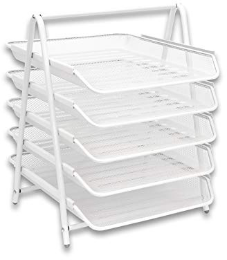 Osco Plateau en maille 5 niveaux – Blanc, 5TT-WHT