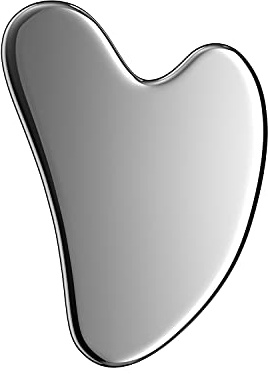 Stainless Steel Gua Sha Tool - Gua Sha Massage Tool, for Facial Microcirculation/Removes Toxins/Prevents Wrinkles/Boost Radiance of Complexion - 100% Authentic & Genuine Stainless Steel