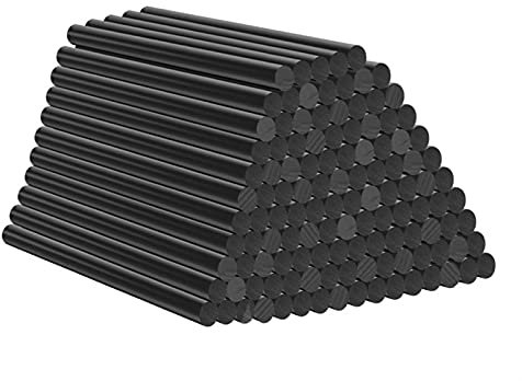 HNGM Klebesticks 12. 0PCS. Schwarze Heißschmelzkleber-Sticks 7 * 100mm Klebstoff für elektrische Klebstoffpistole Klebstoff-Stick Malerlose Entfernung nach Hause DIY. Zubehör