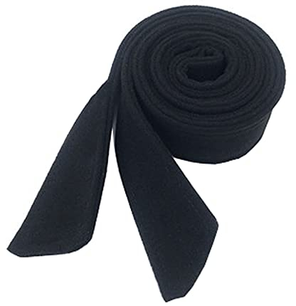 Fendawn Strive Doppelseitiger Mantelgürtel Dekorativer breiter Kleidergürtel Fliege Gürtel Schwarz