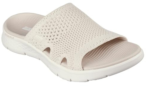 Skechers dam GO Walk Flex Sandal ELATION, 0, Naturlig textil, 38 EU