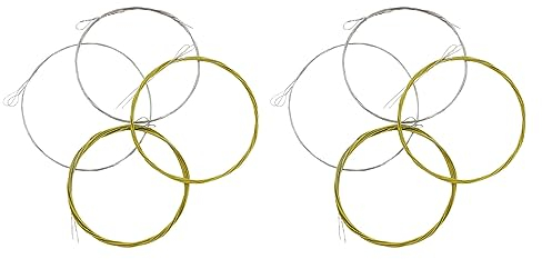 8-teiliges Mandolinensaiten-Set aus Edelstahl, Mandolinensaiten-Set, Sortiment aus Edelstahl, Ersatzteile, Zubehör, Mandolinensaiten-Set aus Edelstahl für