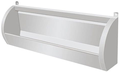 Stainless Steel Wall Mounted Urinal Trough, For Schools And Construction Sites - 100CM Urinal With Drain Pipe, For Men's Toilets In High Traffic Areas