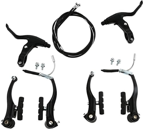 Kellegour Vordere und Hintere MTB Bremse,V-Brake Fahrrad Bremsen Set,Universal Fahrrad Bremsen Set,für Mountainbikes,Reguläre Fahrräder,Rennräder,Klappräde