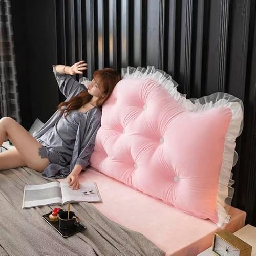 Hoowarm Kopfteilkissen Lesekissen für Bett und Sofa RüCkenlastkissen Dekorative Lendenkissen für Die Sofa -StüTze Rückenkissen Sofa Betten Rückenpolster Wandkissen(H,180x80cm/70x31in)