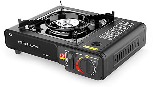 Topyond Cuisinière au Butane, brûleur à gaz Portable, cuisinière d'extérieur avec Conception légère pour Le Camping, la randonnée et Les Aventures au Barbecue