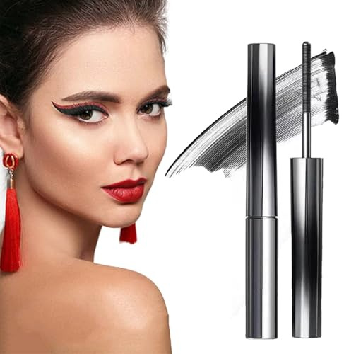 FaceloveIron 3D Curling Eyelash Mascara, Eisenlocke Ironeye Iron Curl, Aterproof, Long-Lasting und Smudge-Free (Schwarz, 2g)