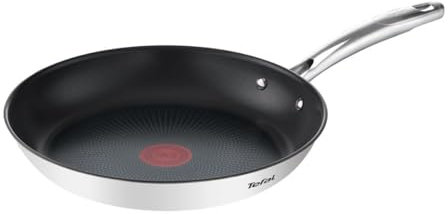 Tefal Duetto + Padella 24 cm - Padella antiaderente per cottura a induzione, versione ottimizzata della popolare serie Duetto