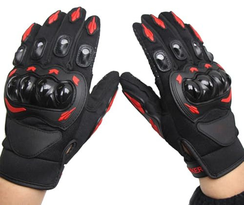 Guanti da moto, Guanti da moto | Guanti da moto a guscio rigido con dita intere - Guanti da ciclismo per sport all'aria aperta, guanti da moto traspiranti per ciclismo