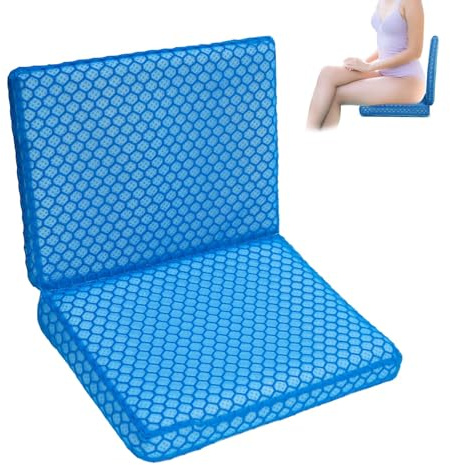 Hot Tub Booster Seat for Adults - Foldable Hot Tubs SPA Cushion, Weighted Hot Tub Seats Chairs for Inflatable Hot Tub Pool Bathtub (Blue-1 Pack)