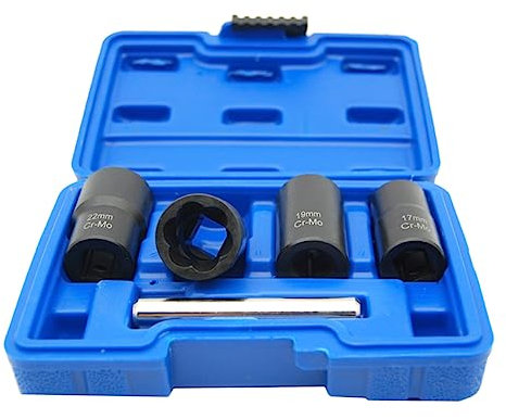 NUOBESTY Extracteur De Boulon Endommagé Et Extracteur Écrou Pour Réparation Douille Et Adaptateur De Douille Outils Pratiques Pour Extraction De Vis Cassées