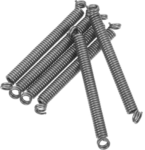 SEWOART 6pcs Ressorts de Porte pour Joint D'étanchéité de Machine à Laver à Chargement Frontal, en Fer Argenté, Compatibles et Polyvalents pour Portes de Lave-linge