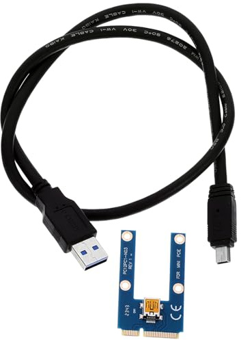 Gadpiparty Cable USB para Gpu Externa para Juegos Tarjeta Gráfica PCB Electrónica Negra, Mejora la Capacidad Gráfica y Expande Las Funciones del Portátil