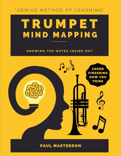 Trumpet Mind Mapping - A Mnemonically Color-Coded Cornet & Trumpet Fingering Chart Book: With Unique Player's Eye View