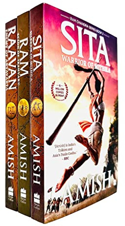 Amish Tripathi Ram Chandra Series Collection 3 Books Set (Ram, Sita, Raavan)