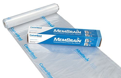 CertainTeed 902008 8'4 x 100' Smart Vapor Retarder Barrier, No Size, Clear