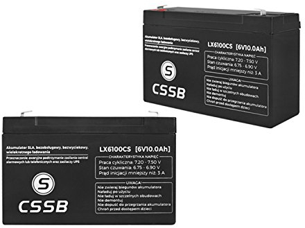 CSSB batterie à gel, AGM, accumulateur de gel, 6.0V