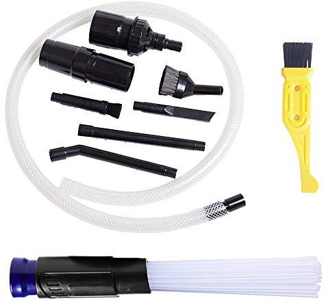 ECOMAID 1-1/4inch & 1-3/8'' Vacuum Attachments Mini Micro Tool Attachment 9 Piece Set